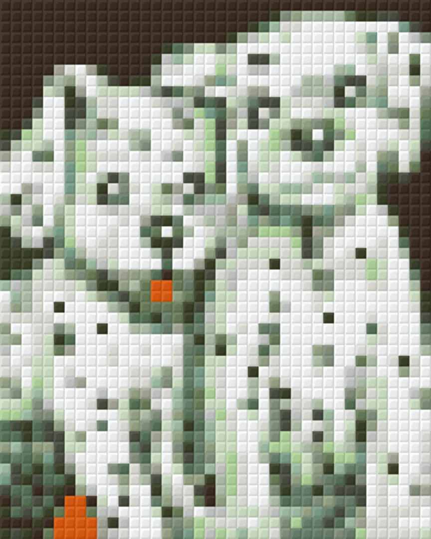 Dalmations One [1] Baseplate PixelHobby Mini-mosaic Art Kit image 0